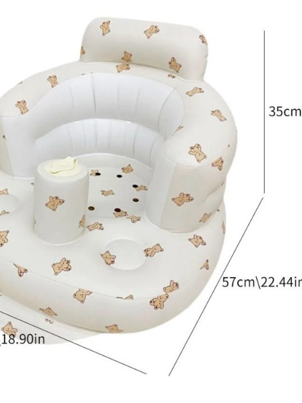 MOMS Inflatable Child Seat - teddy bears - Picture 2 of 3